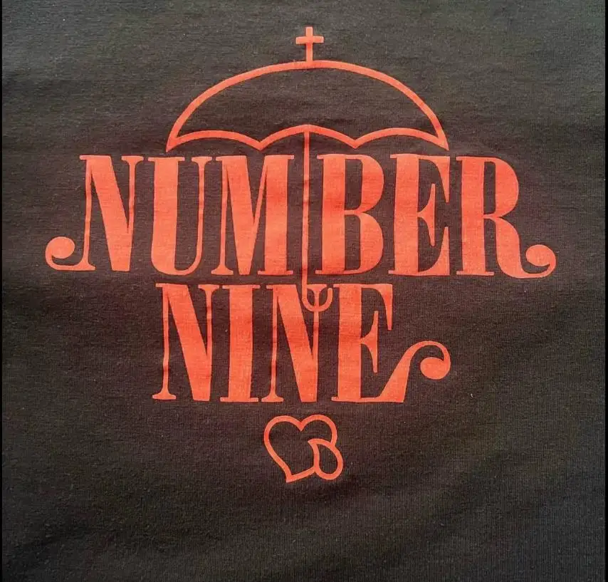 2026 Number Nine Crying Hearts Umbrella T-shirt TX1701