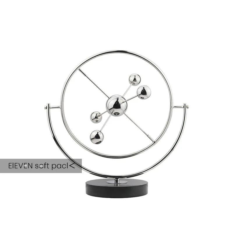 Modern stainless steel Newton pendulum celestial planet desktop decoration model room office creative balance decoration
