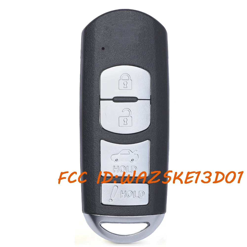 

KEYECU WAZSKE13D01 Дистанционный брелок для Mazda 3 6 MX-5 Miata 2014 2015 2016 2017 2018 2019 315 МГц SKE13D-01 GJY9-67-5DY