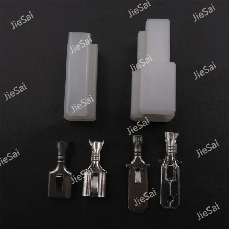 2 Pin 6.3mm Female Male Map Sensor Connector Plug Auto Wiring Harness Connector For Toyota