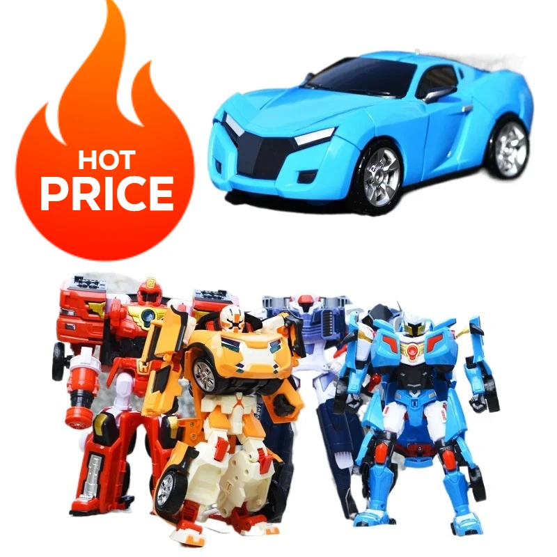 Korea Tobot Transformation Robot Toys Anime Cartoon Brothers Tobot Deformation Car Action Figure Large Vehicle For Child Gifts