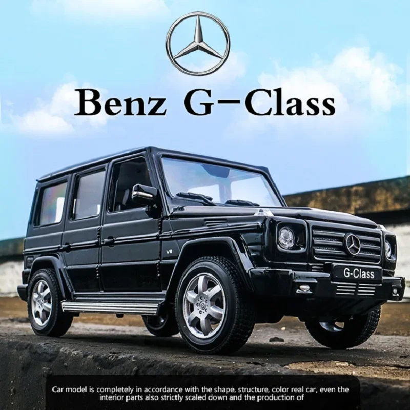 WELLY-modelo de coche de aleación de Metal fundido a presión, vehículo todoterreno de juguete, modelo de coche de simulación, Mercedes Benz clase G G63 G65, 1:24, regalo para niños