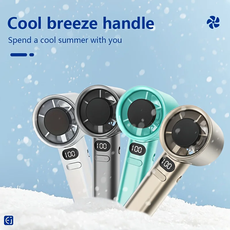 Handheld Mini Fan with 120 Speed Powerful USB Charging, Suitable for Travel, Outdoor Activities, and Hot Summers