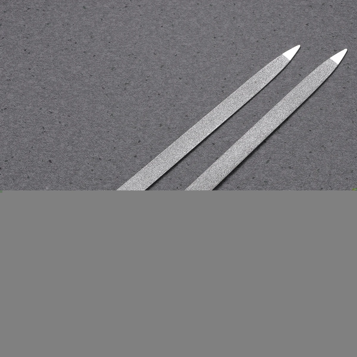 

Nail File Stainless Steel Square Handle Shaping Sanding Finger Files Nail Tool Salon Home Use Manicure