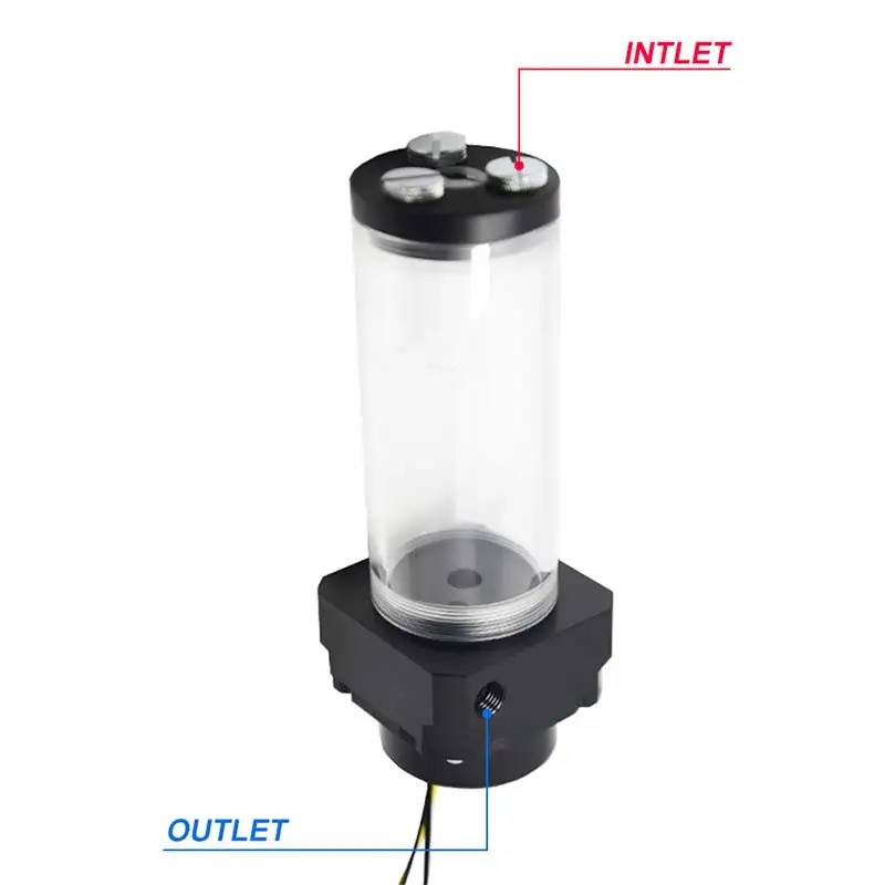 OCOCOO Pump With Reservoir 130mm 190mm DC12V G1/4 1300L/H PWM Speed PC Modding Accessories Computer Liquid Refrigeration SC-P90D