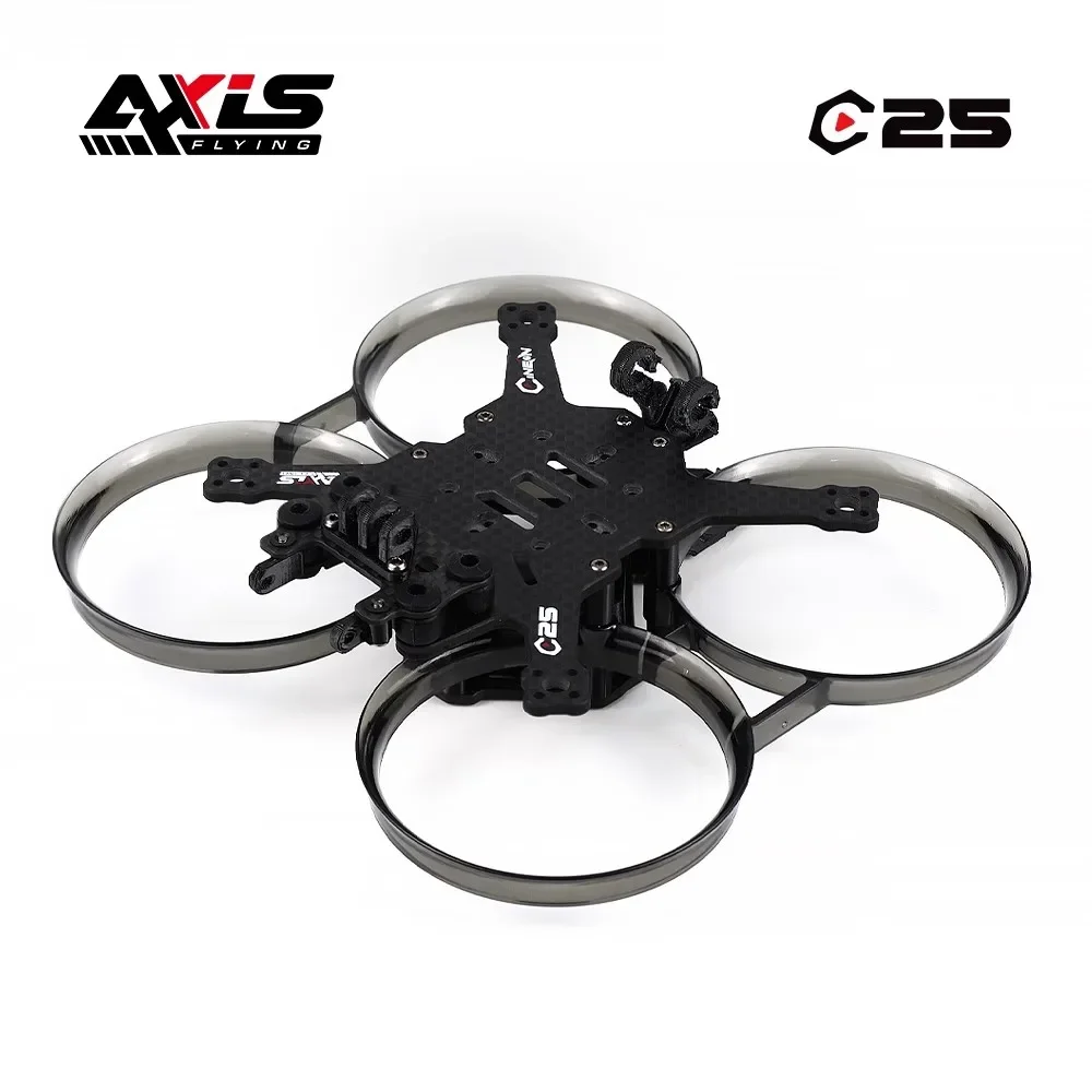 

Axisflying C25/C25 V2 2.5inch Carbon Fiber FPV Drone Frame KIT Cinewhoop Support O3 Air Unit For RC FPV Freestyle Drone