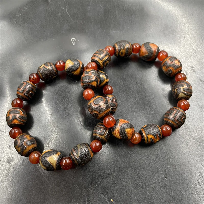 Patina Tianzhu Old Multi-Treasure Agate Bead Bracelet