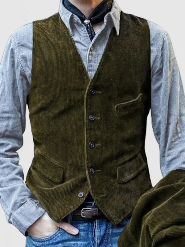 

Мужской жилет в стиле ретро из вельвета большого размера с нашивкой, на одной пуговице, в британском стиле, повседневный, для молодежи...