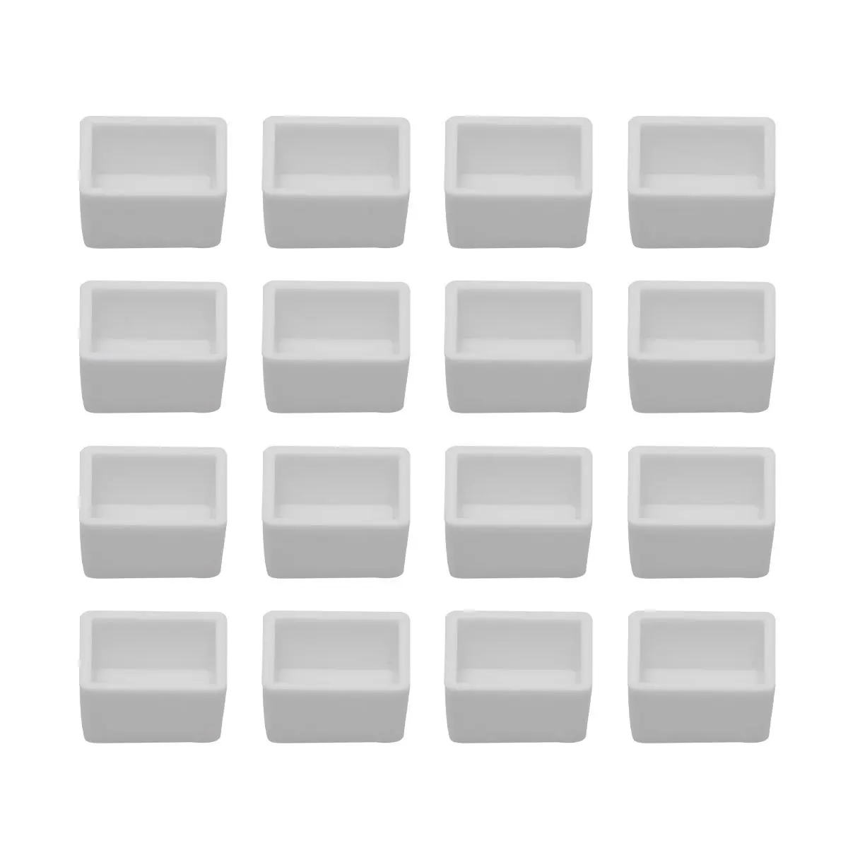 100 قطعة مجموعات مقالي ألوان مائية مقالي بلاستيكية فارغة متينة وسهلة الغسيل محمولة للمبتدئين المهنيين المائية نصف المقالي