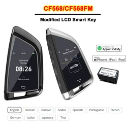 CF568 OBD zmodyfikowany kluczyk LCD pilot do BMW Benz Kia Ford Lexus Audi Honda VW Toyota wygodne wejście CF568FM lokalizator GPS brelok