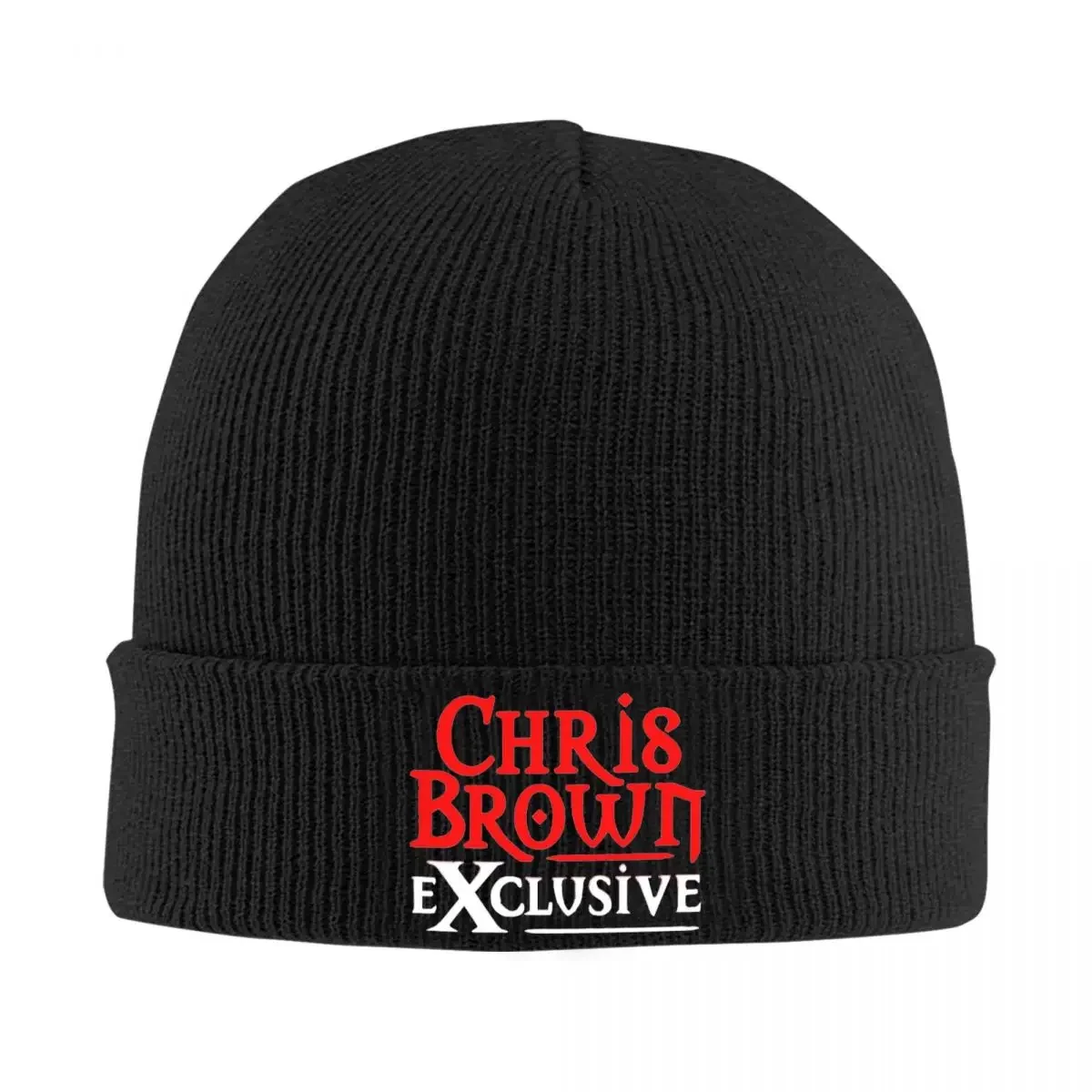 Chris Brown Bonnet Hats Beanie Hats Graphic Skullies Beanies Spring Funny Adult Unisex Gym Elastic Cap