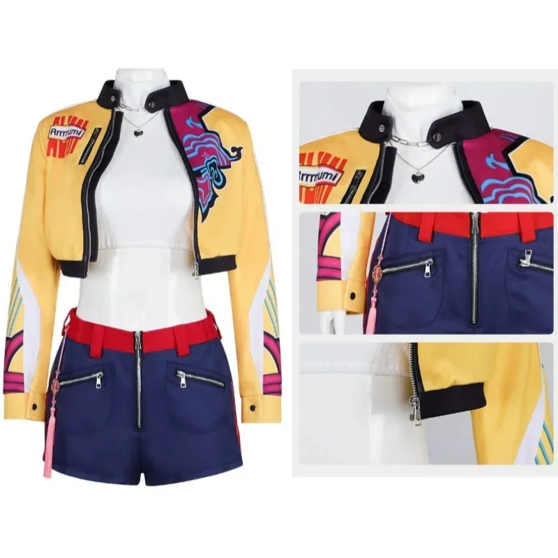 

Костюм Зои Мира Руми, косплей, фэнтезийные наряды, Хэллоуин, карнавал, вечеринка, ролевая игра, женский сексуальный костюм;3,f'6,h.7;j