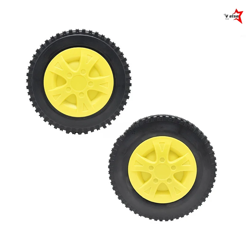 Light Wear Resistant 8/9 Inch Lawn Wheel Replacement For Zhonglv Meishen Hand Push Lawn Cutter