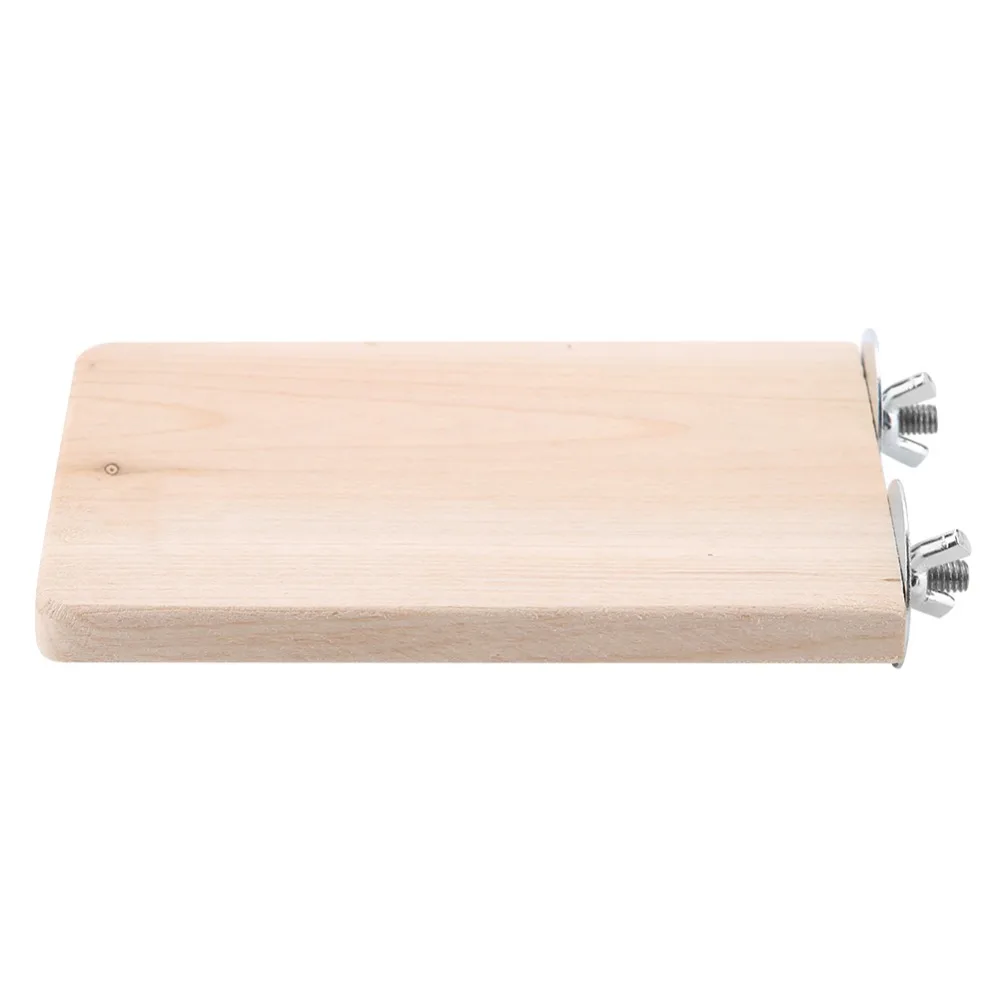 Easy Installation Wood Wood Pet Platform Rectangular Claw Grinding Natural Wood Springboard Pet Climbing Pet Activity Area