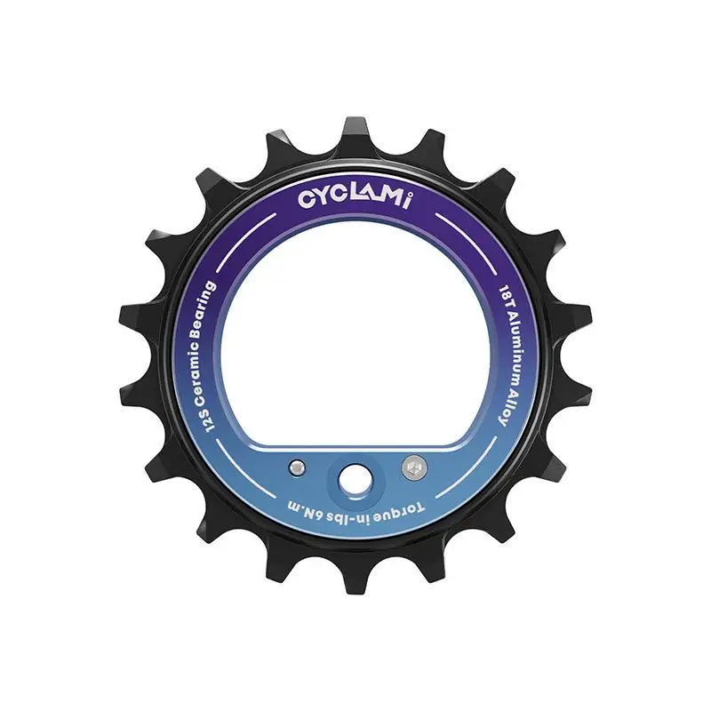 Fahrrad-Übergroßes Schaltrollenrad 18T mit Keramiklager, Hohles Jockey-Rad für die Wartung von Mountainbikes und Rennrädern – Detail 1