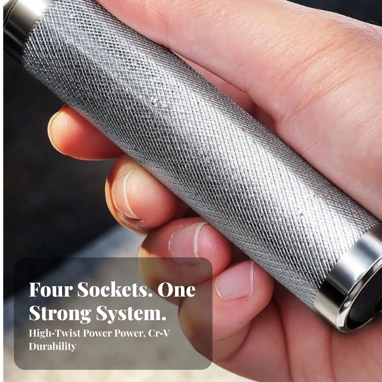 Tire Removal Wrench with Case Maximum Leverage Labor-Saving Socket Wrench Tire Iron with Sockets Widely Compatible Tool