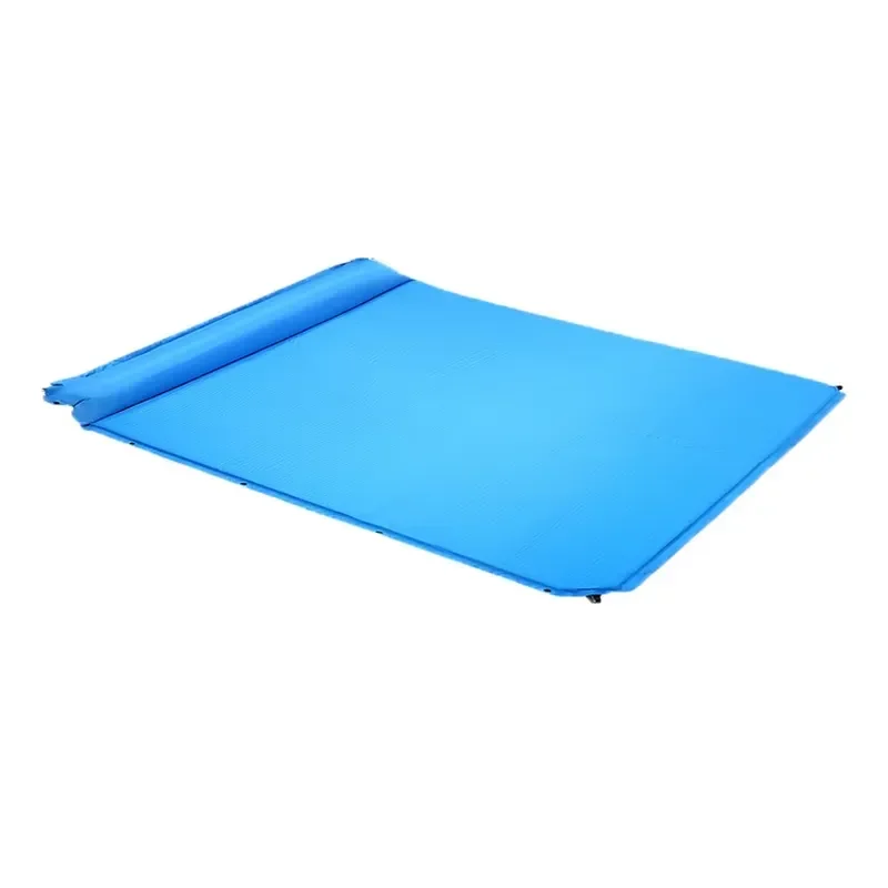 Hanyu Outdoor Breathable Moisture-proof Three-person PVC Automatic Inflatable Mattress Built-in Pump