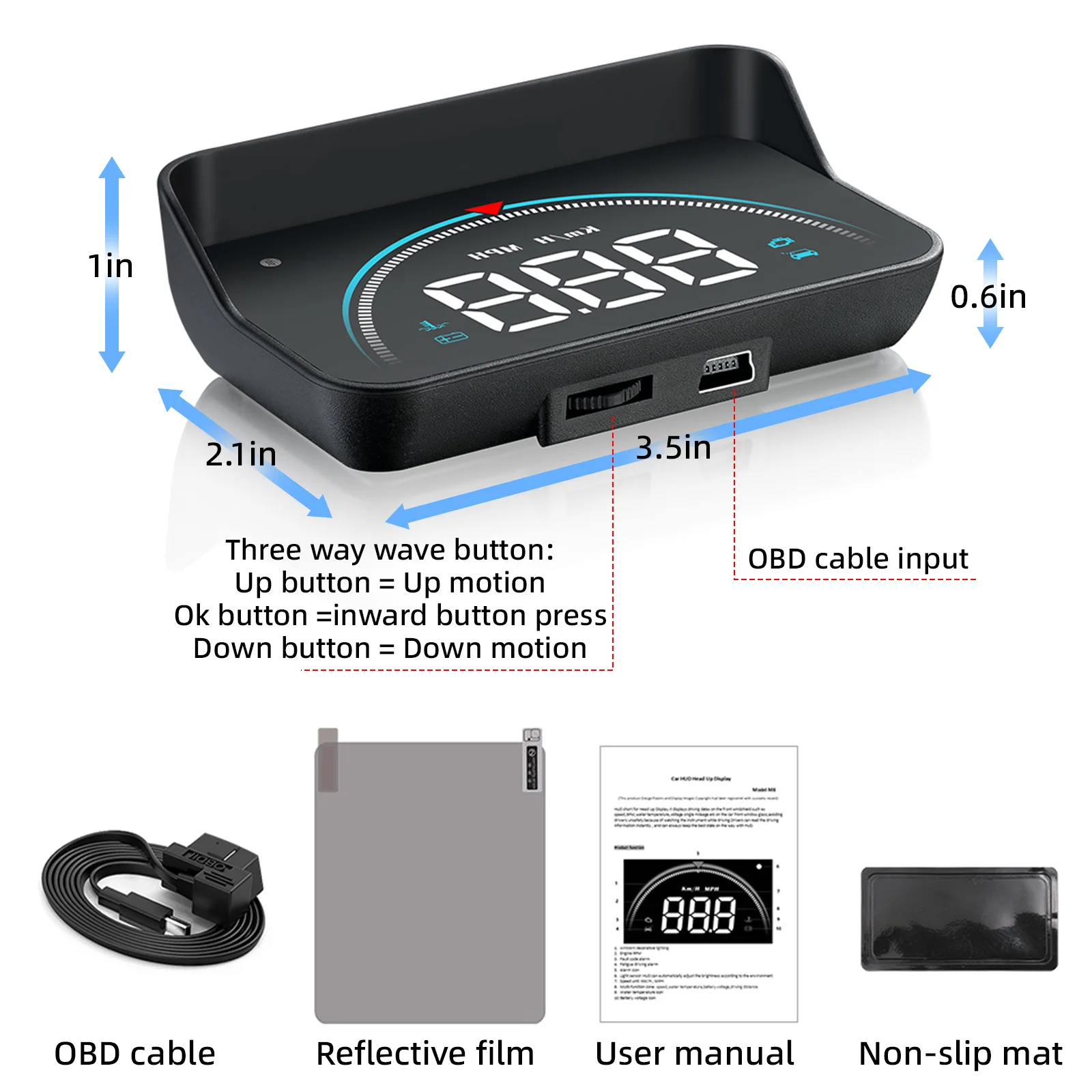 M8 OBD2 GPS проектор проектор лобовое стекло авто электронный автомобильный спидометр система предупреждения о превышении скорости сигнализация напряжения