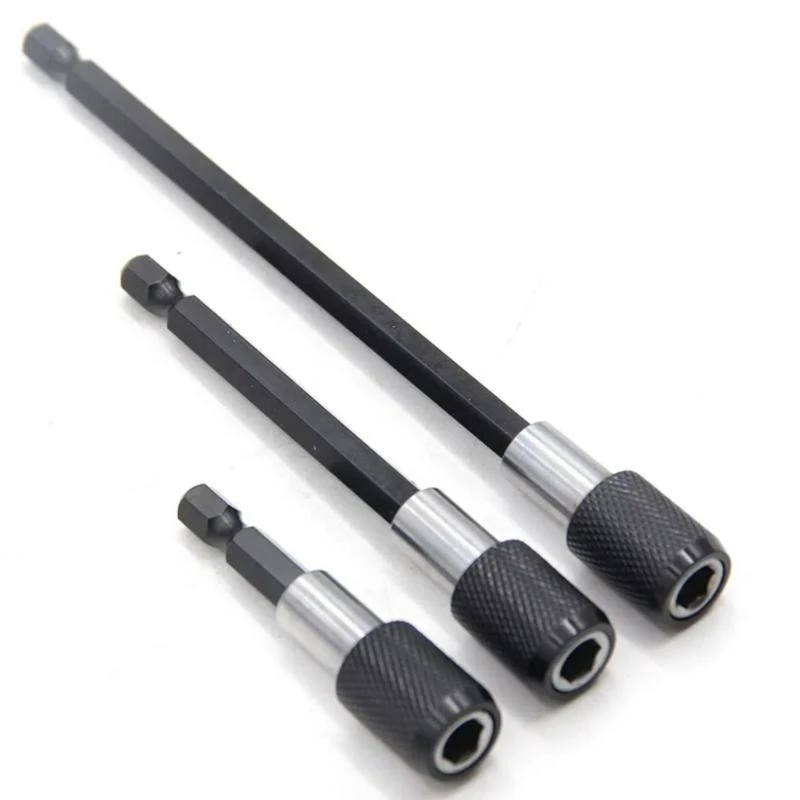 

Set Of 3 Steel Screwdriver SelfLocking Extension Rod For DIY Projects Tool