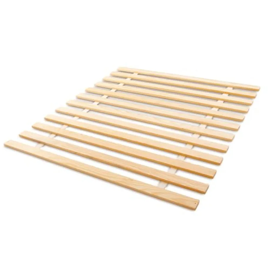 Full Size Xtreme Bed Frame Support Slats for Heavy-Duty Use, Solid Pine Material, Natural Wood Color, Reinforced Stability and