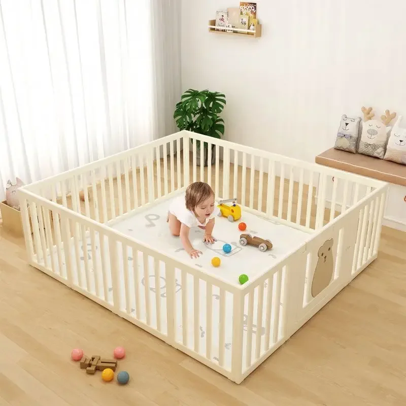 Kids Cribs Baby Playpen for Children with Mat Large Playard for Toddler