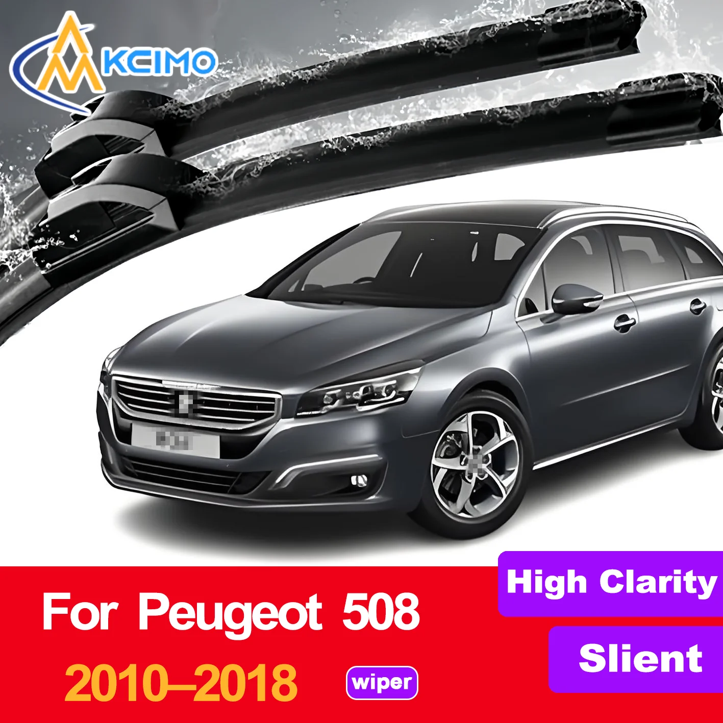 

2 шт. HD автомобильные дворники для Peugeot 508 W23 2010-2018 передние лобовые стекло авто дворники аксессуары 2018 2017 2016 2015