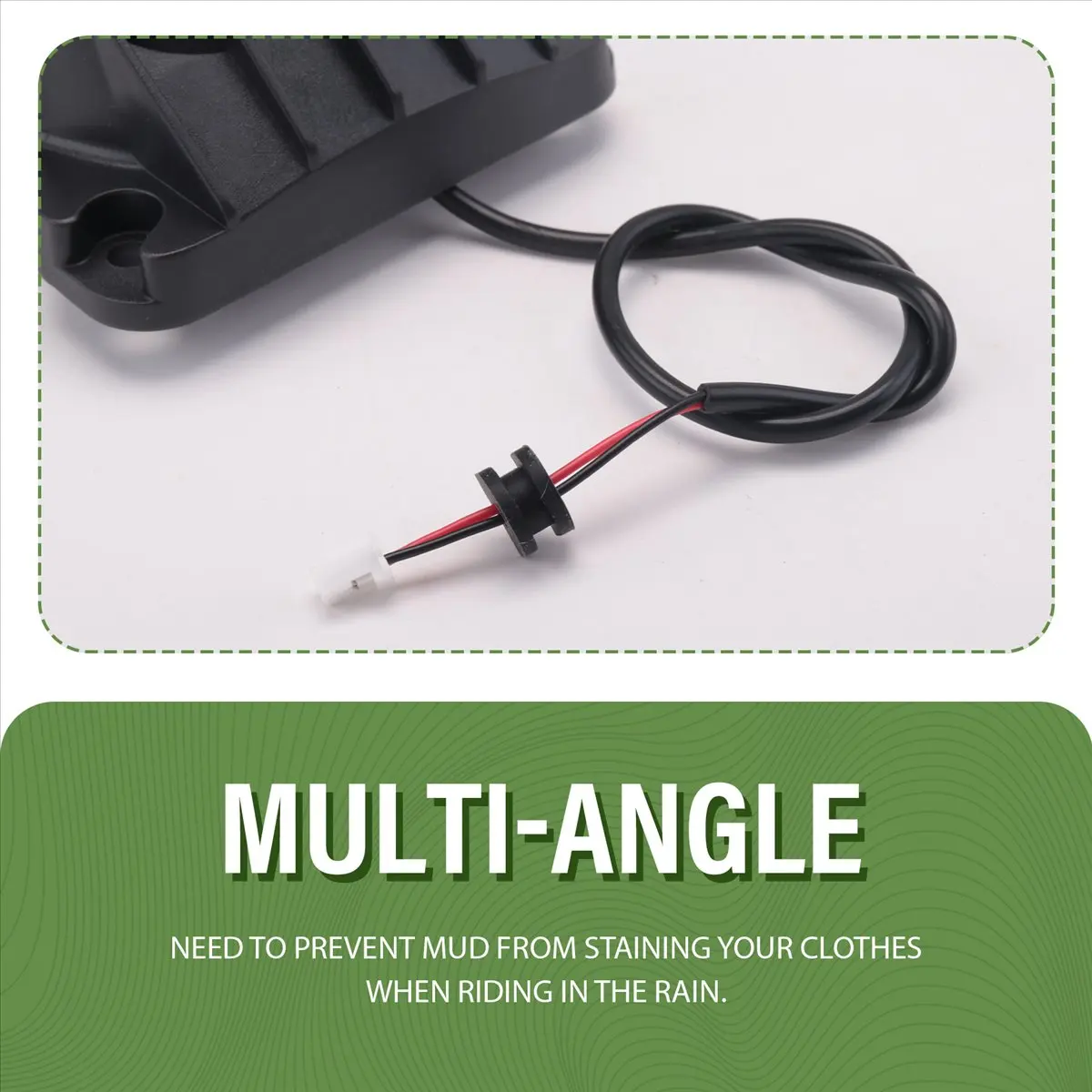 

Y536A-Rear Wheel- for -Max G2 Electric Scooter Back Mudguard Wing Add Taillight -Support Assembly Parts