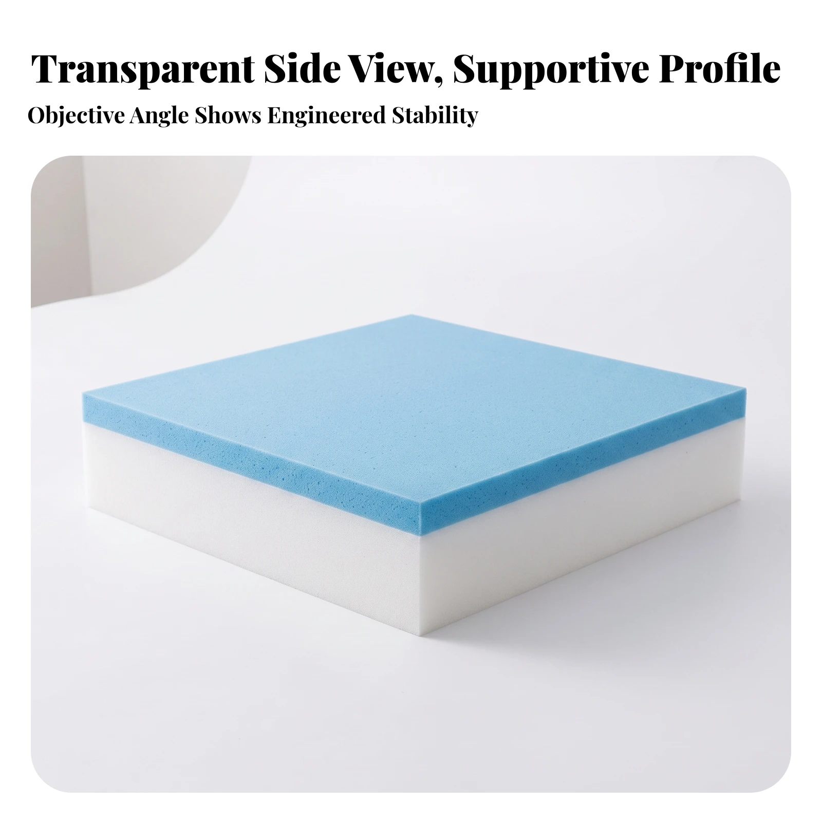Memory Foam Couch Cushion Replacement Supportive Sofa Cushion Replacement Insert Sofa Seat Insert Slow-Rebound for Chair, Bench