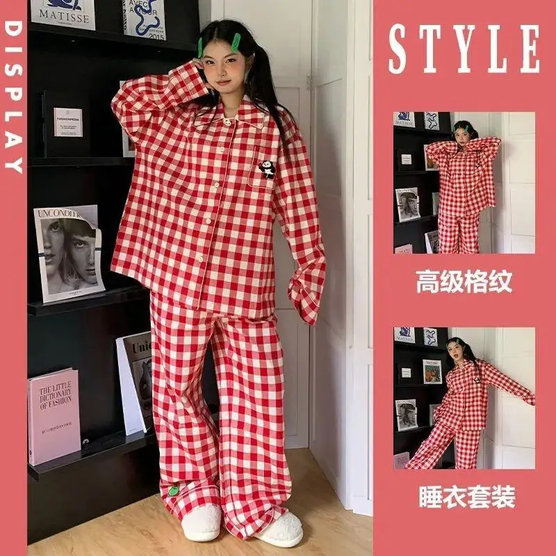 

PJs Set Women's pajama set Women's warm winter pajamas lazy Christmas Fashionable home clothes, pajamas Cute and soft pajama set