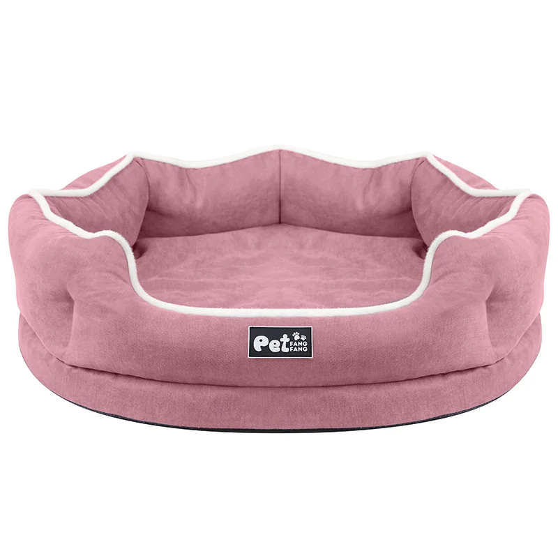 Dog Bed Winter Memory-Foam Waterproof Dog House For Puppy Large Removable Cover Pet Bed Soft Warm Dogs Lounge Sofa kennel