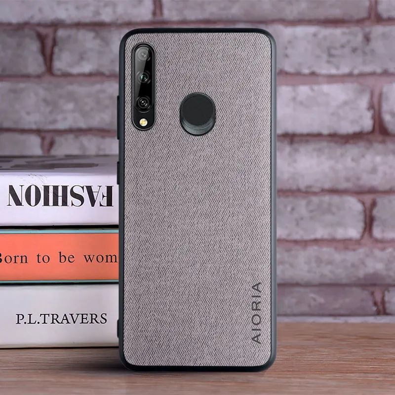 Case for Huawei P30 Lite P30 Pro P30 coque Luxury textile Leather skin soft hard phone cover for Huawei P30 Lite case