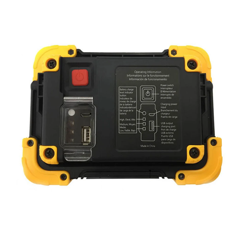 

20 W Rechargeable Searchlight Lamp Cob Work Portable Cordless Outdoor Flashlights High Lumens