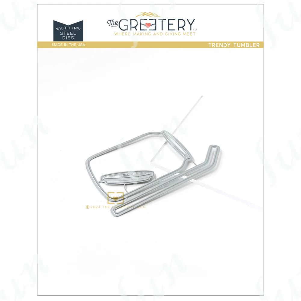 

Summer Drink Jar Metal Cutting Dies Stencil for DIY Scrapbooking Photo Album Decoration Embossing Paper Card Journaling Supplies