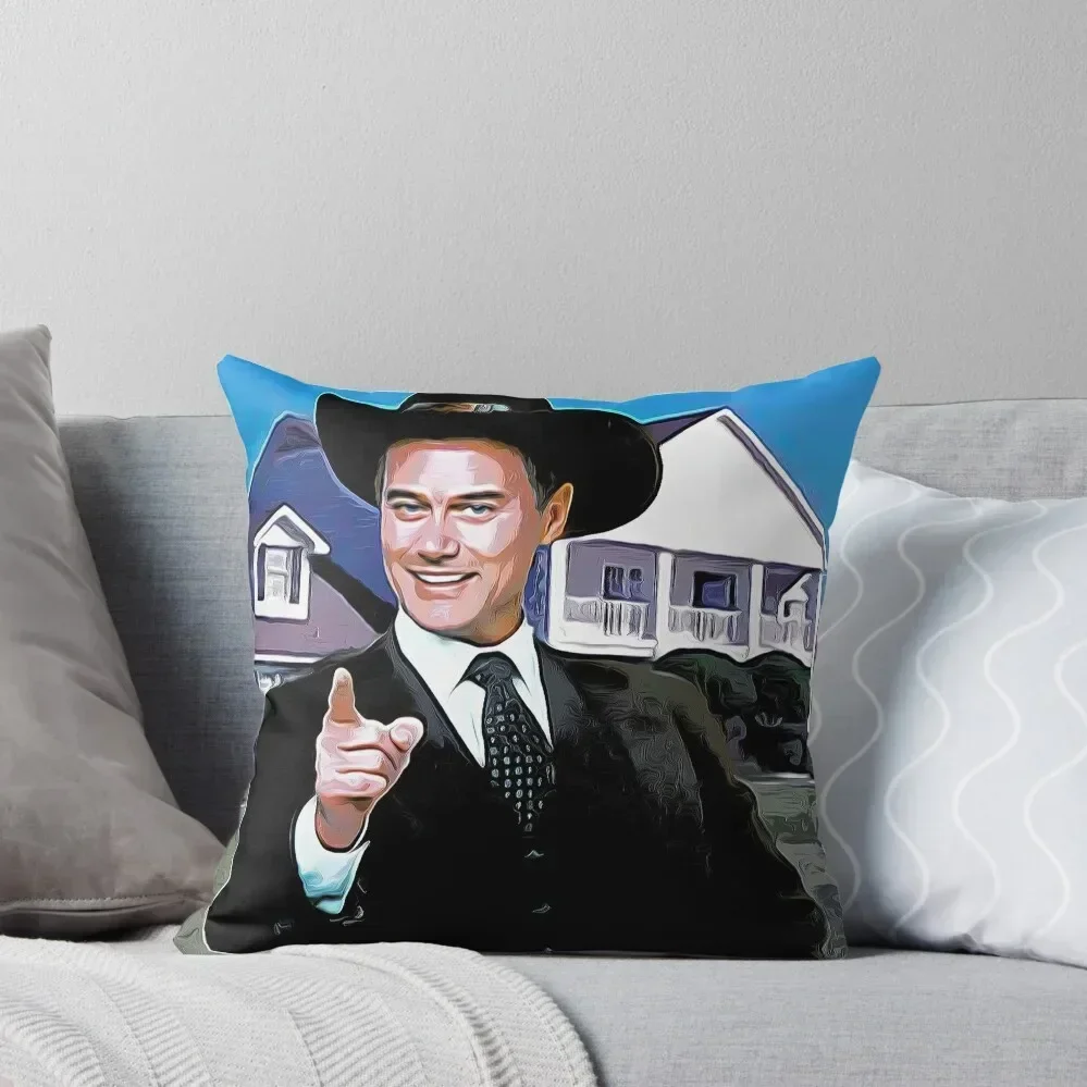 JR EWING- DALLAS Throw Pillow Cushion Cover Luxury luxury decor pillow