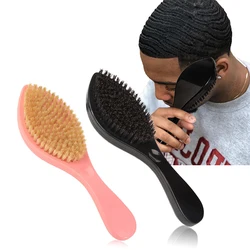 Mannen Scheerkwast Set Varkenshaar Draagbare Kapper Natuurlijke Baard Borstel Kam Schaar Voor Gezichtsreiniging Styling Tool