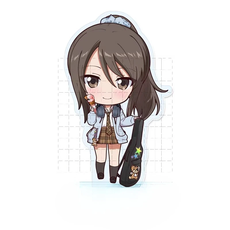 لعبة Nishizumi Miho Maho Darjeeling الاكريليك حامل دمية أنيمي Kathowa Anchovy Nishi Kinuyo نموذج لجسم لوحة تأثيري لعبة هدية #3