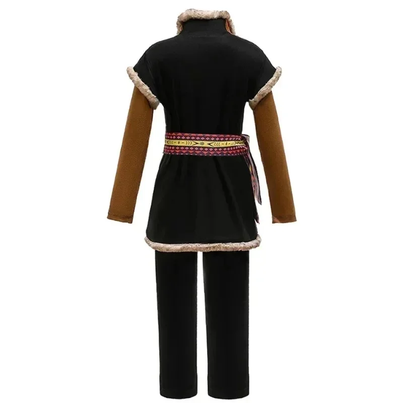 Halloween Gift Anime Cosplay 3-12 Years Kristoff Costume  s Adult Halloween Christmas Toddler  Party  Have a good mood every day - view 4