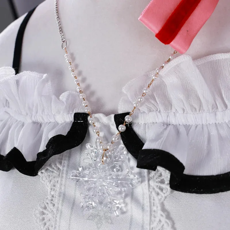 Disfraz de Cosplay CyGame Nikki, peluca de Anime Infinity Nikki, vestido rosa dulce de Lolita, bonito traje de fiesta de Halloween para mujer, traje de falda