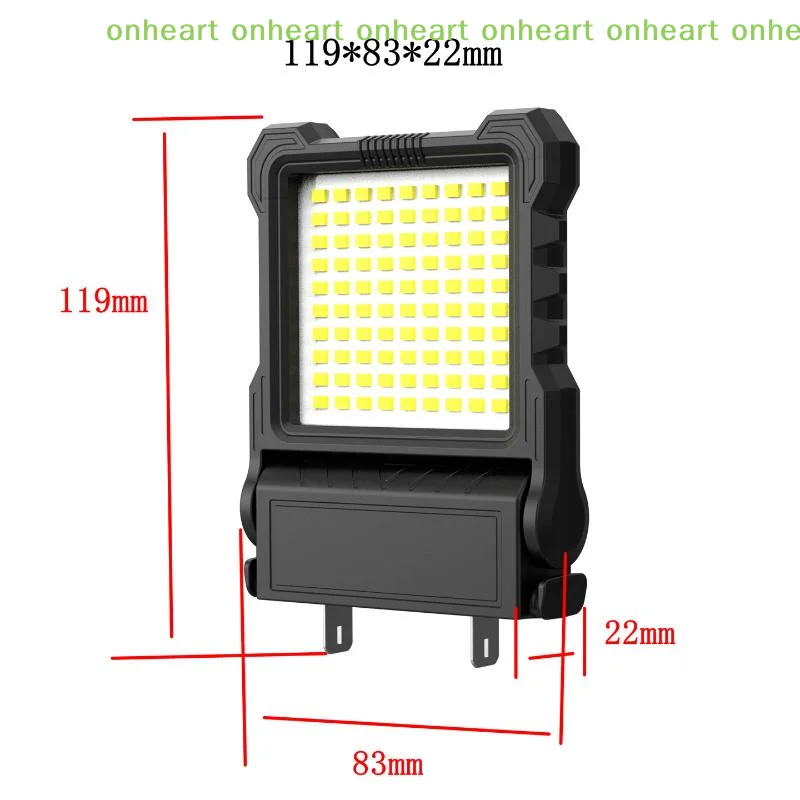 [C]LED Work Light Portable Super Bright 1PC Long Runtime Strong Beam for Emergency Repair Camping Home Garage Daily Use