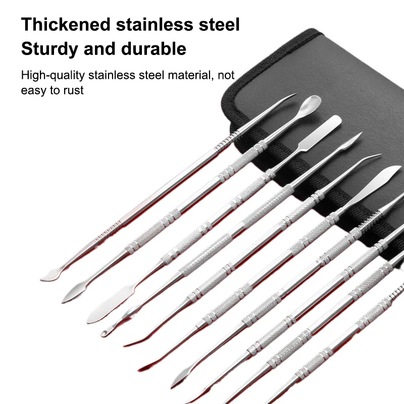 

10pcs/Set Dental Spatulas Plaster Knife Practical Wax Carving Tool Dentistry Lab Dentistry Instrument Tools