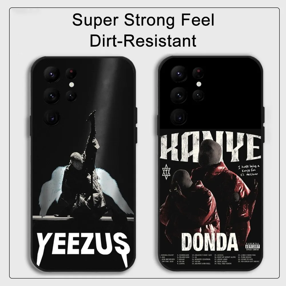 K-Kanye West Vultures 2 Rap Phone Case  Samsung S series s20 s21 s22 s23 s24 FE Plus Ultra TPU Soft to Skin-friendly case