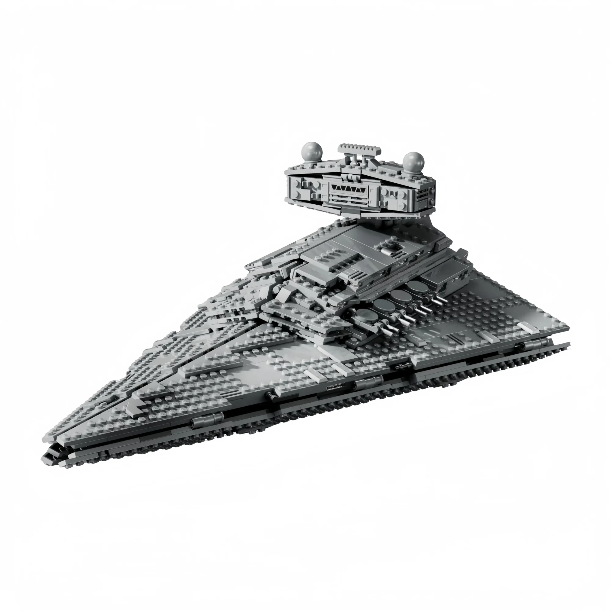 Interstellares Thema 1555 Teile UCS Star Battle Imperialer Sternenzerstörer Baustein-Set mit 7 Figuren Geschenke für Sammler
