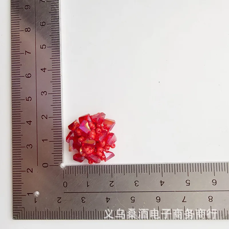 Premium Crystal Beaded Hydrangea Ring Shoe Clips for Crocs Transparent Jelly Shoes Non Slip Sturdy Cute Elegant Floral view 4