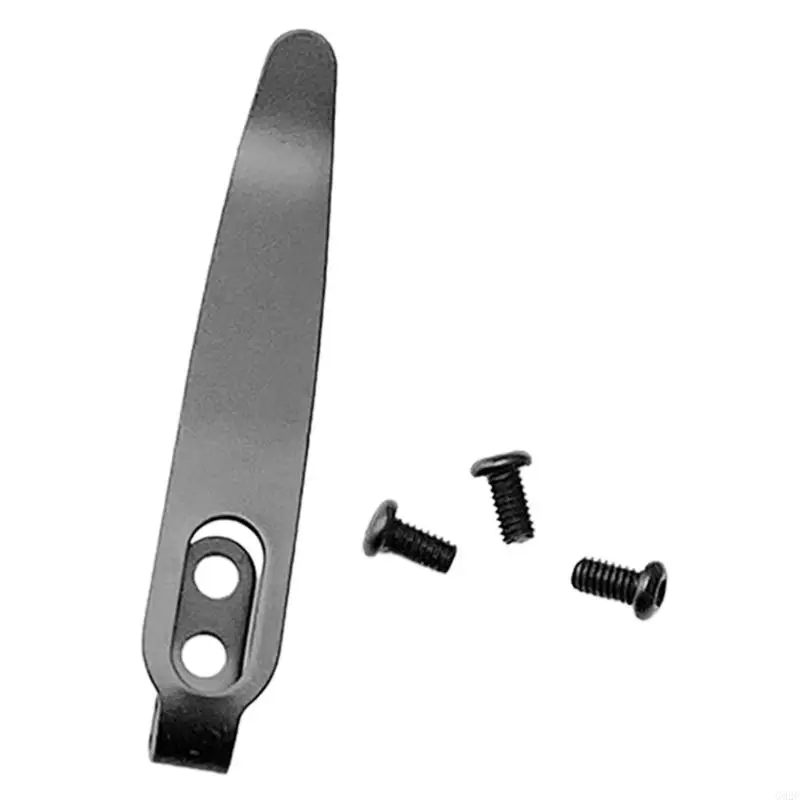 G92c 1 conjunto com 3 peças parafusos, faca aço inoxidável, clipe traseiro, bolso, braçadeira cintura, facas dobráveis,