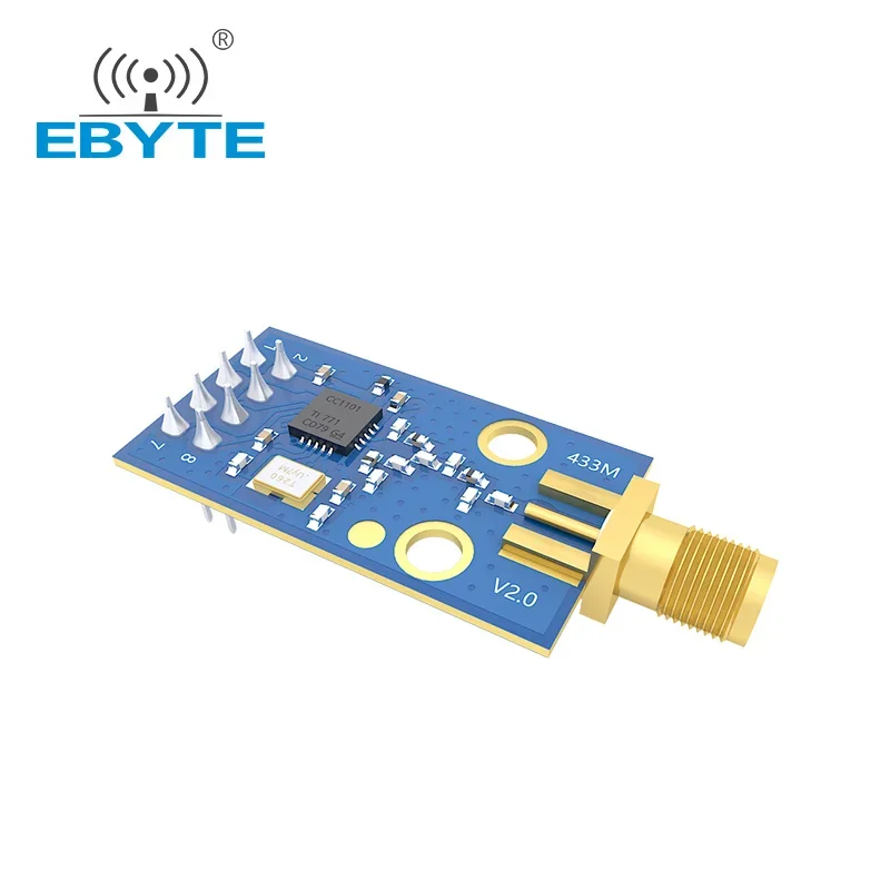 CC1101 Wireless Transceiver Module EBYTE E07-M1101D-SMA Low Power 433MHz Development Board Small Size SPI Communication Module