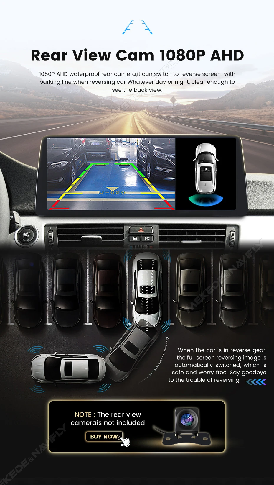 MEKEDE Android 14 Wireless CarPlay Auto Dual BT Auto-Multimedia-Player für BMW 2er F45 F46 F87 Snapdragon QLED 4G LTE WiFi – Detail 24