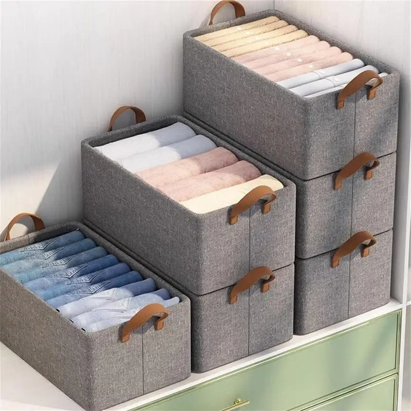 Clothes Storage Organizer Pants Jeans Storage Box Cabinets Clothes Organizer For Underwear Bra Ties T-Shirt Socks Organizer Box