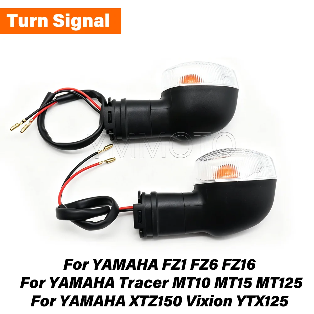 For YAMAHA FZ1 FZ6 FZ16 Tracer MT10 MT15 MT125 XTZ150 Vixion Turn Signal Lights Motorcycle Flasher Indicators Light Blinker Lamp