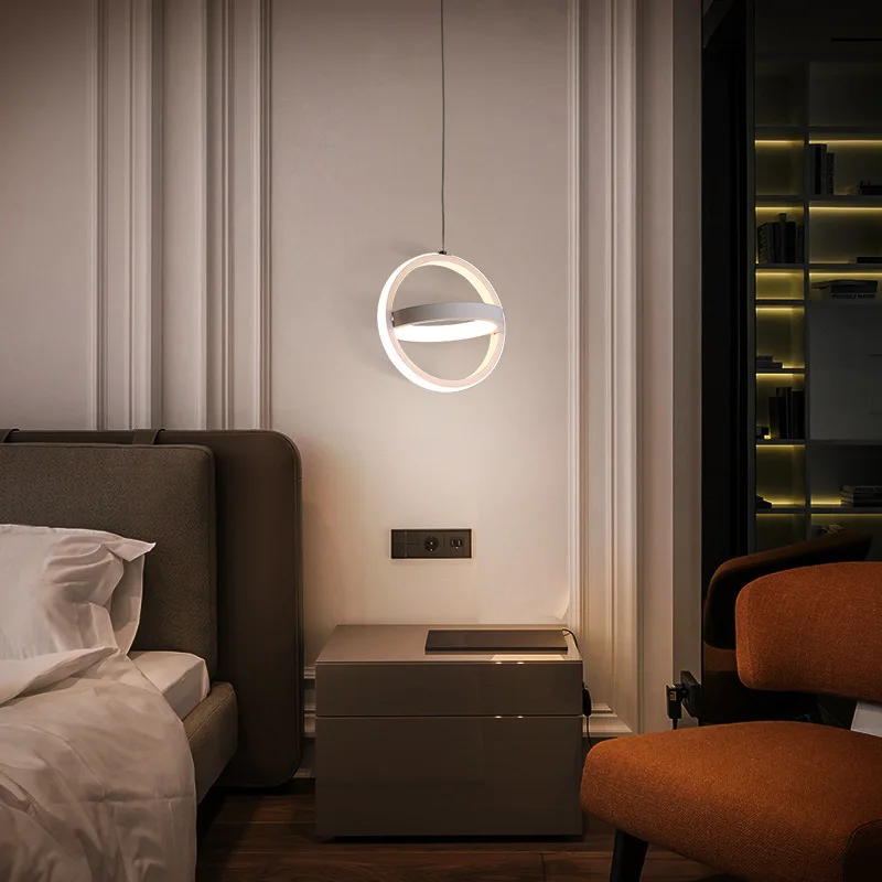 Plafonnier LED Suspendu au Design Moderne, Luminaire Décoratif d'Nik, Idéal pour un Restaurant, une Chambre à Coucher, un Bureau ou un oral et