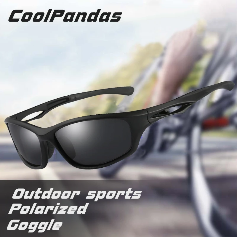 

CoolPandas Outdoor Sports Cycling Sunglasses Men Polarized MTB Road Cycling Glasses Women Anti-Glare TR90 Frame zonnebril heren